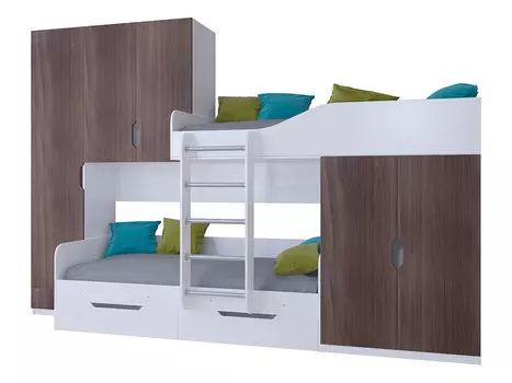 Двухъярусная кровать Лео