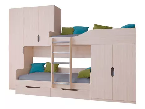 Двухъярусная кровать Лео