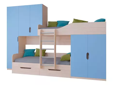 Двухъярусная кровать Лео