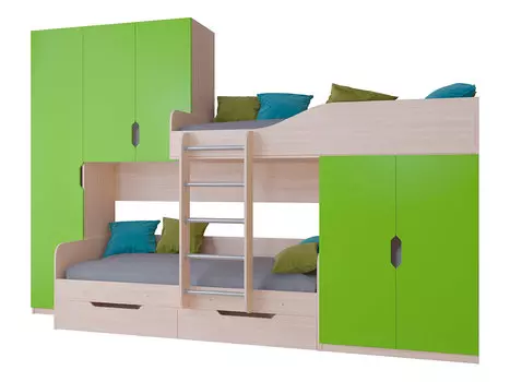 Двухъярусная кровать Лео