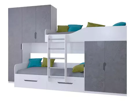 Двухъярусная кровать Лео