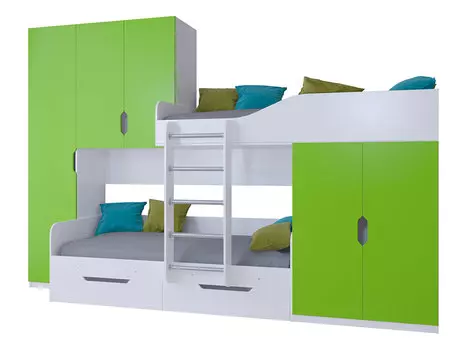 Двухъярусная кровать Лео