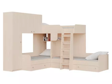 Двухъярусная кровать Трио 1