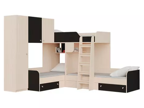 Двухъярусная кровать Трио 1