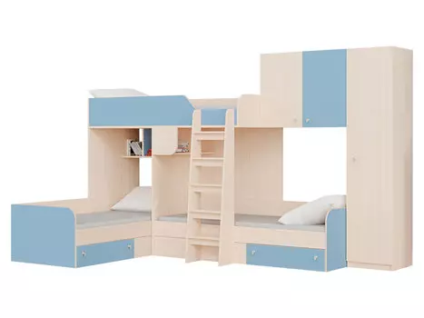 Двухъярусная кровать Трио 1