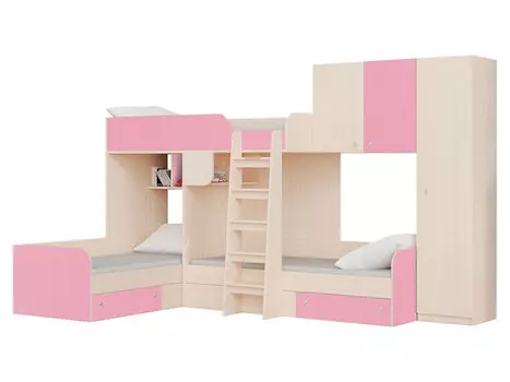 Двухъярусная кровать Трио 1