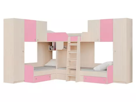 Двухъярусная кровать Трио 3