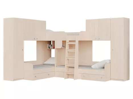 Двухъярусная кровать Трио 3