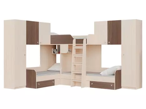 Двухъярусная кровать Трио 3