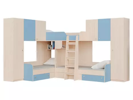 Двухъярусная кровать Трио 3