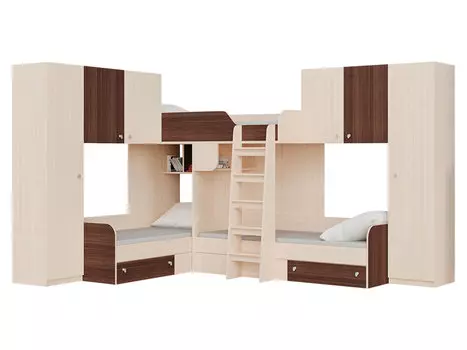 Двухъярусная кровать Трио 3