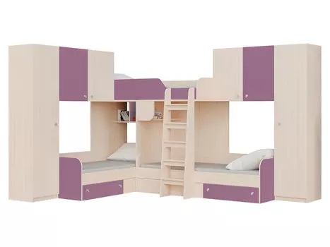 Двухъярусная кровать Трио 3