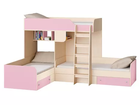 Двухъярусная кровать Трио