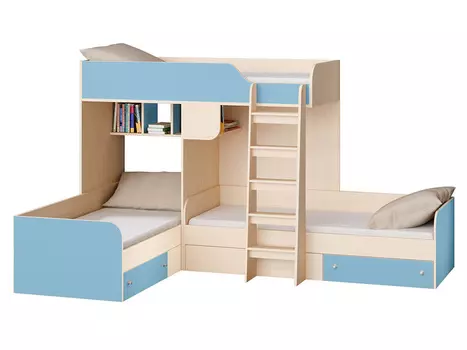Двухъярусная кровать Трио