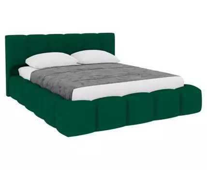 Двуспальная кровать Барбара ПМ (95, 231, 160х200 см, Двуспальные, Зеленый, 194.5)
