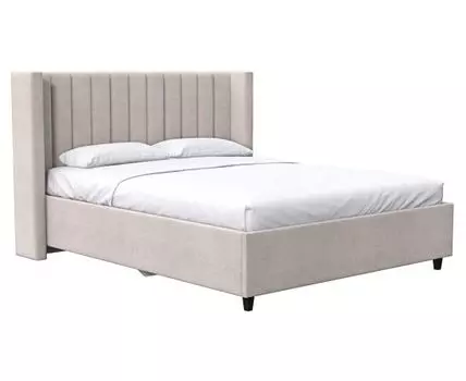Двуспальная кровать Доменика ПМ (121, 217, 180х200 см, Двуспальные, Бежевый, 167 / 207)