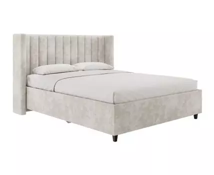 Двуспальная кровать Доменика ПМ (121, 217, 160х200 см, Двуспальные, Бежевый, 167 / 207)