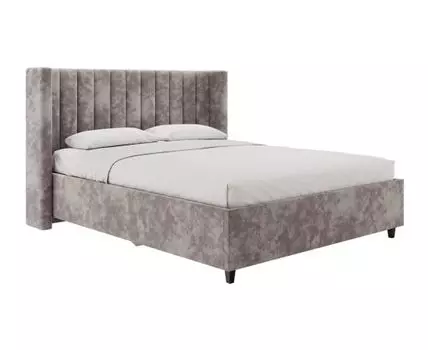 Двуспальная кровать Доменика ПМ (121, 217, 180х200 см, Двуспальные, Коричневый, 167 / 207)