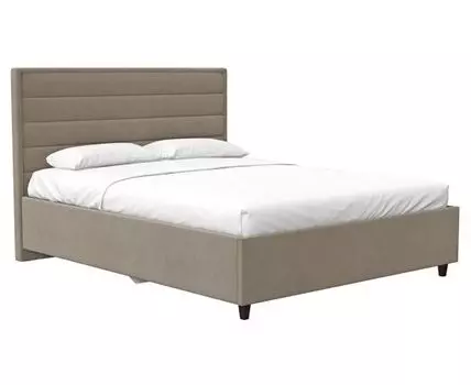 Двуспальная кровать Каролина ПМ (124, 215, 180х200 см, Двуспальные, Розовый, 151 / 191)