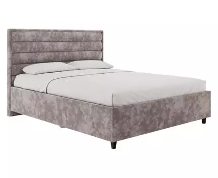 Двуспальная кровать Каролина ПМ (124, 215, 140х200 см, Двуспальные, Коричневый, 151 / 191)