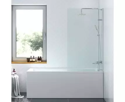 DX35WBS-080-140MT Душевая шторка на ванну 80х140 см, фиксированная