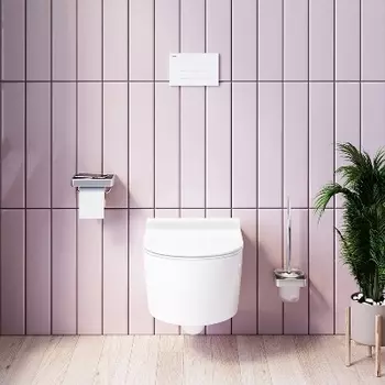 DX77C1700SC Унитаз подвесной без ободка с сиденьем микролифт