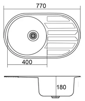 EMB-7750 врезная мойка