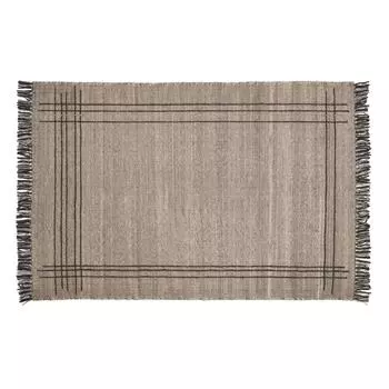 Eneo Ковер с бежевыми и коричневыми кисточками 160 x 230 см