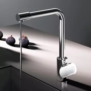 F8005700 Смеситель для кухни с каналом для питьевой воды, L-излив