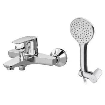 Смеситель для ванны и душа AM.PM Gem F90A15000 душевая лейка, шланг 1750, хром