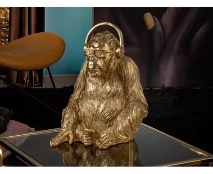Фигурка среднего размера Orangutan Music золото