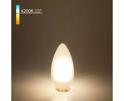 Филаментная светодиодная лампа "Свеча" С35 7W 4200K E14 BLE1410