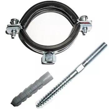 Фитинг. Хомут сантехнический с шурупом (48-53)