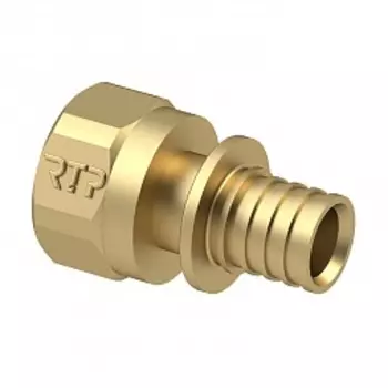 Фитинг. Переходник муфта аксиальная, 16*1/2 внутр. резьба, латунь, RTP