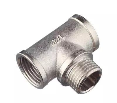 Фитинг. Тройник переходный 1/2 ВР(г) х 1/2 НР(ш) х 1/2 ВР(г) латунный