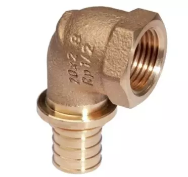 Фитинг. Угольник-переходник, 16*1/2, внутр. резьба, Rehau