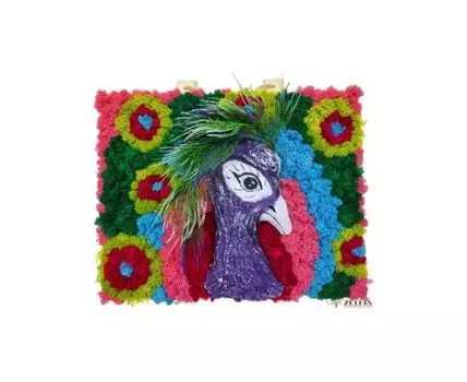 Фито картина Павлин