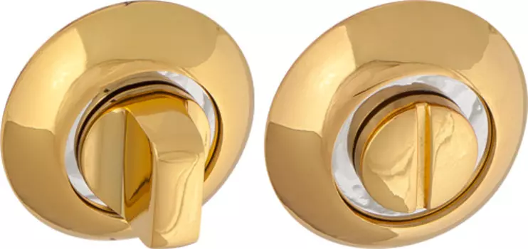 Фиксатор круглый Золото \Хром