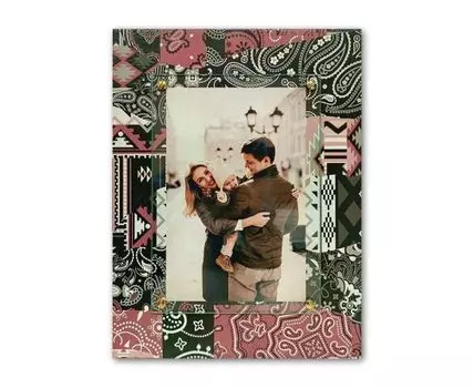 Фоторамка Розовый Пэчворк