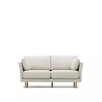 Gilma 2-местный диван бежевый с ножками в натуральной отделке 170 см