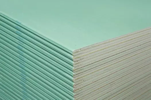 Гипсокартон ГКЛВлага / 9,5 х1200 х 2500