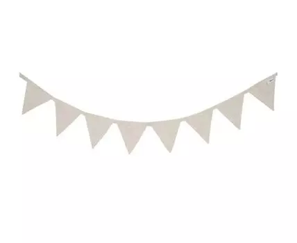 Гирлянда из флажков (Бежевый)