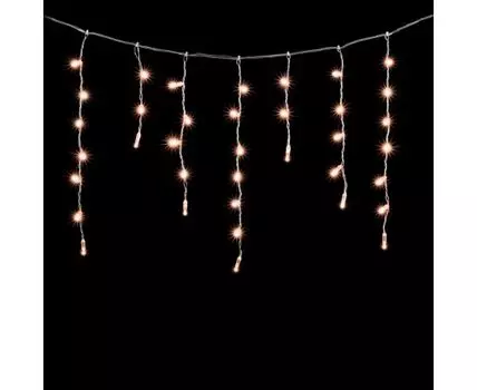 Гирлянда LTC Бахрома с Колпачком 3,1 x 0,5 м Экстра Тепло-Белая 220В, 120 LED