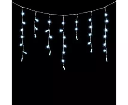 Гирлянда LTC Бахрома с Колпачком 4,9 x 0,5 м Белая 220В, 189 LED