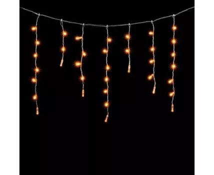 Гирлянда LTC Бахрома с Колпачком 4,9 x 0,5 м Жёлтая 220В, 189 LED