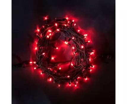 Гирлянда LTC Нить 10м Красная 24В, 75 LED