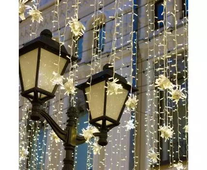 Гирлянда нить 10м IP65 400-101 белый