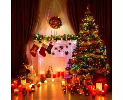 Гирлянда нить 15 м IP20 400-005 мульти