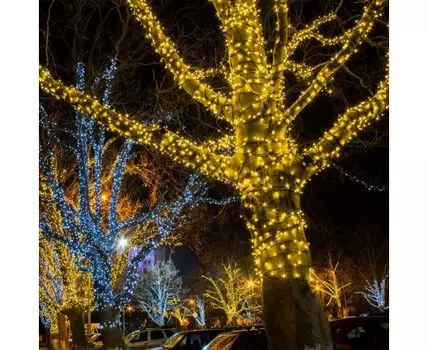 Гирлянда нить 20м IP65 400-102 белый