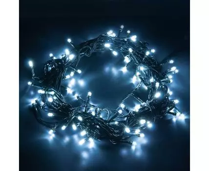 Гирлянда нить 50 LED, 5м, белый